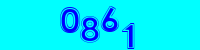 Blue Captcha Image